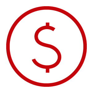 Dollar sign icon